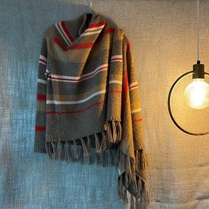 Fun & funky poncho sweater - can be worn many ways - goes with everything!